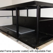 Full Metal Frame with Adjustable Feet