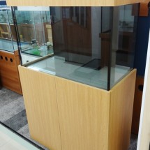 Marine Aquarium 36x24x24 Modern Cabinet Design in Bama Oak (1)