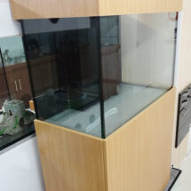 Marine Aquarium 36x24x24 Modern Cabinet Design in Bama Oak  (3)