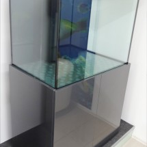 Marine Aquarium 36x30x24 in Grey High Gloss Acrylic (2)