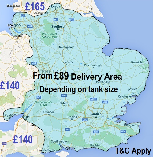 Premium Aquatics UK delivery area